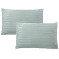 100% polyester satin stripe hotel pillow case cover